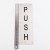 Import Stainless steel Modern push and pull door sign plate from China
