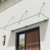 Stainless Steel Tempered Glass Canopy System Awning Bracket Kit