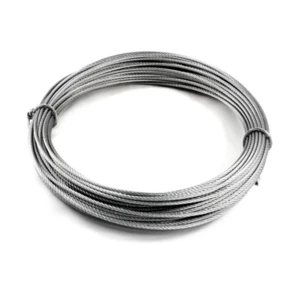 Stainless Steel used for winch steel wire rope with Nylon coated wire