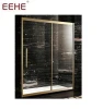 standard glass frameless shower door size
