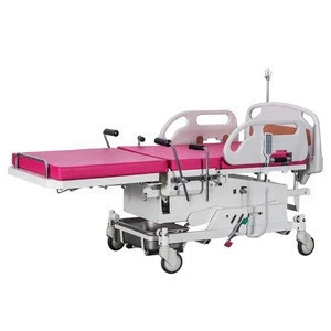 Steel Obstetric Delivery Table Bed  Medical Hospital Delivery Bed Integrates Gynecology Operation And Examination Table