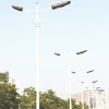 street light pole double arm