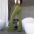 Import Stretchy High Waist Bell Bottom Pants Women Spring Bodycon Long Pant Femme Streetwear Casual Green Pants Flare Trouser from China