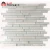 Import Strip glass mix marble mosaic for interior wall decoration from China