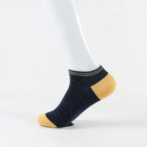 Summer high quality combed cotton soccer sock short ankle socks men