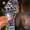 Summer Rhinestone Shinning Women Shoes 3 Color Personality Designer Lady Slippers