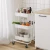 Superior Quality Kitchen Iron Storage Trolley Shelf classification  rack With Wheel