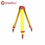 Surveying instrument theodolite/total stations/detector calibration/auto leveling laser level extension foot type wooden tripod