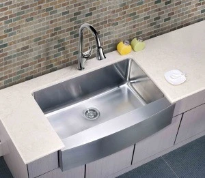SUS304 stainless steel sinks Modern single bowl apron front kitchen sink,farmhouse sink,