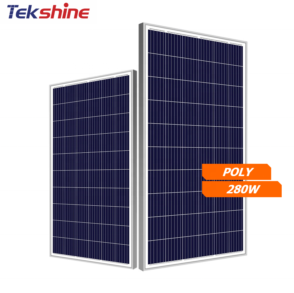 tekshine factory low price 60 cells polycrystalline 275watt 280watt 285watt solar panel set