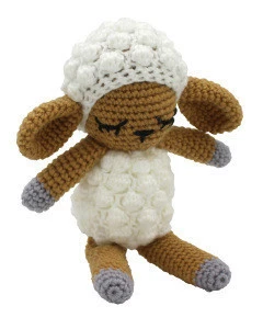 The Cute Animal Sheep Gift  hand knitting toy for children