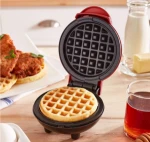 The Mini Waffle Maker Machine for Home Use for Individual Waffles, Paninis & other on the go Breakfast