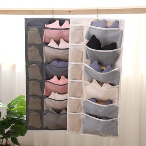 Thick Storage Bag Wall Hanging Double-Sided Underwear Bra Storage Bag