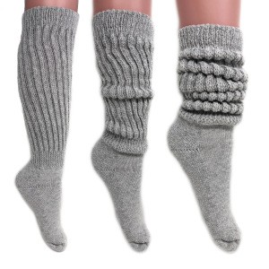 Thickened lengthened woollen leg warmers for ladies slouch socks