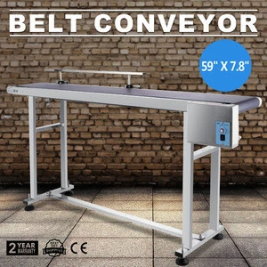 Top-grade Conveyor 110V Powered Rubber PVC Belt 59x 7.8 New Best Price Hot