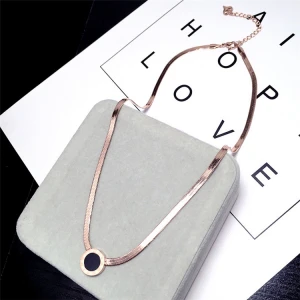 Top Grade Stainless Steel Fashion Necklace For Party Jewelry Decoration