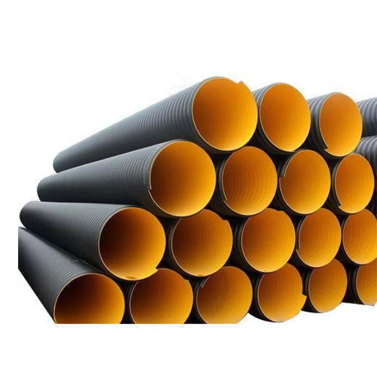 Top Sale Guaranteed Quality Inch Hdpe Polyethylene Double Wall Corrugated Drainage Pipe