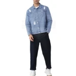 Top Selling Oversized Custom Made Men Jeans Jacket Latest Design Cheap Price Men Jeans Jacket