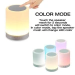 Touch Control warm light Color Night Light bedside Table Lamp with Blue tooth Speaker/Dimmable Color LED Table Lamp