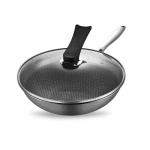 Traditional Cookware Wok Round Cast Iron Chinese Cover Metal Steel Stainless Stove Feature Eco Material Origin Type GUA Gas Pot