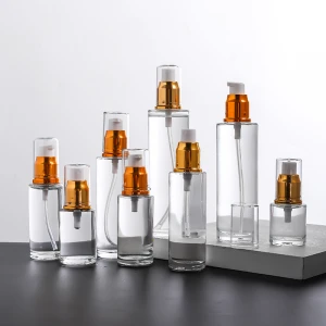 Transparent emulsion sub-bottling essential oil bottle  Fashion cosmetic bottle
