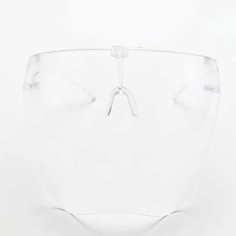 Transparent One Piece Oversized Sunglasses Face Shield Acrylic Face Shield