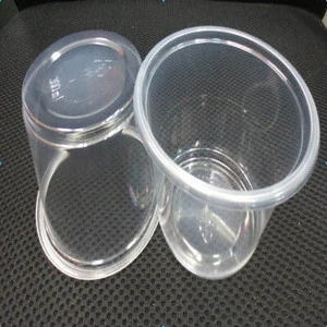 Transparent PP Disposable Plastic Cup 6oz for Beverage