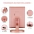 Import Tri-fold Lighted Vanity Makeup Mirror with 3x/2x Magnification 21 Led Lights 180 Degree Convex Mirror from China