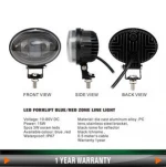 Tuff Plus blue red zone danger area led forklift warning light safety Light for warehouse fork truck system forklift