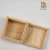Import Unfinished Square Wooden Tea Box Left Off Cover Wooden Porcelain Pottery Box from China