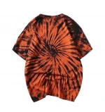 Unisex Custom Logo Printed Tie Dye Tshirt Wholesale Street Style Tie Dye T Shirt