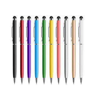 Universal 2 in 1 Capacitive Stylus Pens for iPad iPhone Tablets Samsung Galaxy All Universal Touch Screen Devices