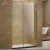 Import UPC Standard Shower Enclosure shower room furniture, Quadrant Frameless Shower Enclosure with 2 Hinged Doors from China