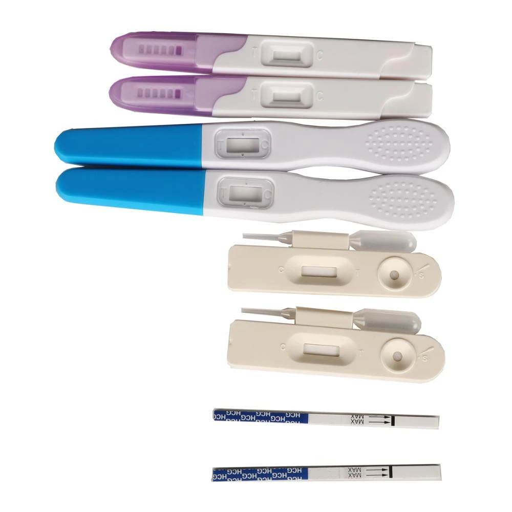 Urine Specimen rapid hcg pregnancy test Strip Cassette Midstream