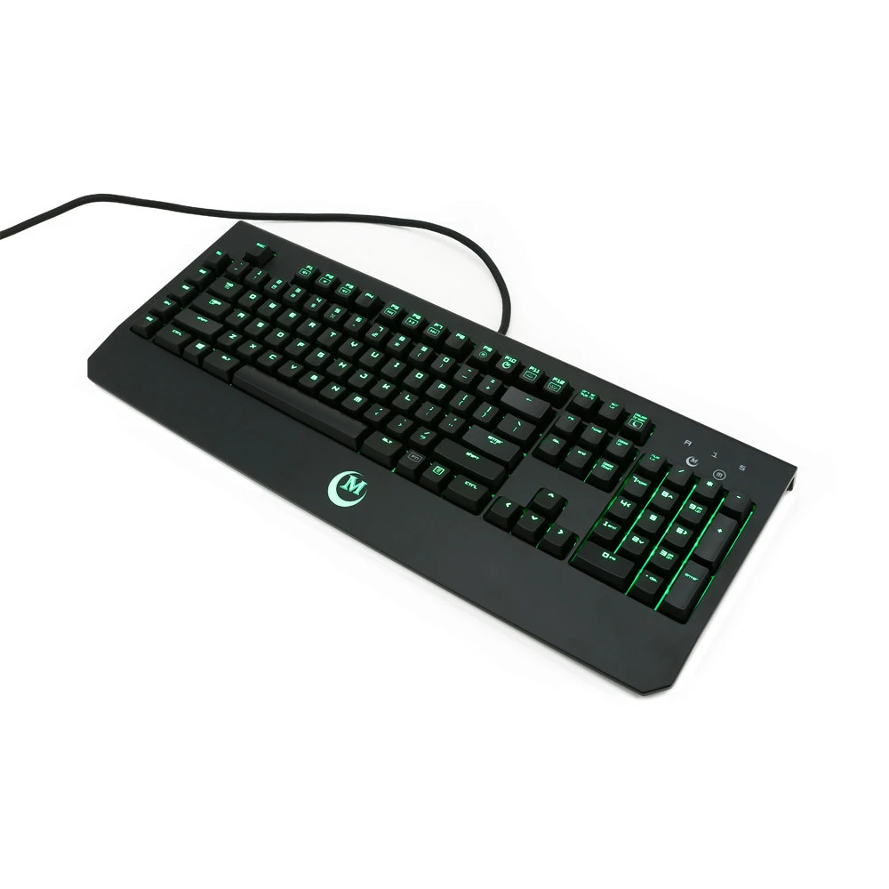 USB glowing clavier Mechanical feel pc wired gaming backlit keyboard for home office gamer