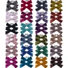 Velvet fabric hair bow clips Barrettes 3.5 inch velvet bow Hairpins Hairgrips Hair Accessories for Infant Baby Kids Girls