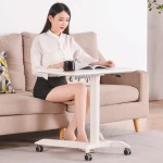 Versatile Pneumatic Adjustable Height Laptop Desk Cart for School Home and Office
