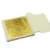 Import Very popular edible gold leaf 9.33 *9.33cm 24k gold leaf for ice-cream decoration bakery decoration from China