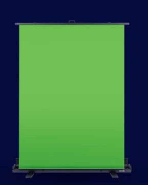Video Projector Screen for Home UV Painted 120 Inch 16:9 Format Floor Standing Green