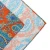 Import Vintage Style Mens Orange Bottom Blue Silk Paisley Floral Printed Hanky Custom Handkerchief Pocket Square from China