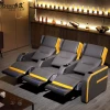VIP 3 seater lazy boy  chair motorized chair armchairs theater recliner home cinema sofas reclining leather sofa  reclinable