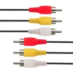 Vnew amazons best sellers hot sell 3 RCA  to 3 RCA male to male stereo Audio Video Cable