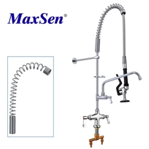 Wall mounted pre rinse spray single lever pre rinse faucet show head chicago pre rinse faucet parts