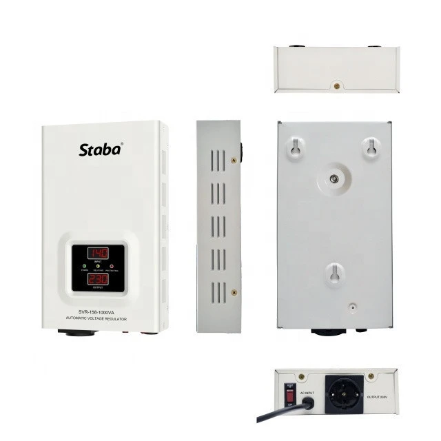 Wall mounted Super Slim AC Voltage Regulator single phase  300W/1200W Voltage Stabilizer 220V/230V for home appliance