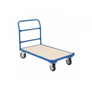 Warehouse Transport Heavy Duty Metal 4 Wheel Cargo Platform Truck