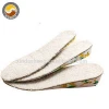 Warm Winter Sheep Wool Height Increasing Shoes Insoles
