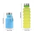 Import Water Bottles 550ml Portable Silicone Retractable Folding Water Bottle Outdoor Travel Yoga Gym Telescopic Collapsible Sport Tool from China