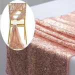 wedding decoration Sequin Backdrop Table Runners Chair Sashes Swags Wedding Party decoration