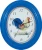 Import WELKINTIME houseware oval plastic wall clock 26.8*22.8CM from China