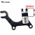 Import WEST BIKING Bicycle Disc Brake Holder DIY Modification Ring 20mm 34mm Special Frame Sitting 6mm Buckle 140 Bike Turntable Holder from China